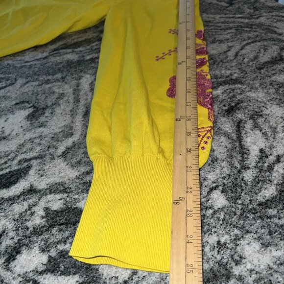 NEW NWT Boden Embroidered Blouson Cardigan in Lemon Fizz Size US 20 22 new - Picture 13 of 15